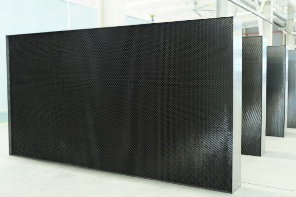 honeycomb flow straightener